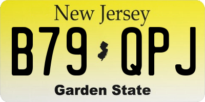 NJ license plate B79QPJ