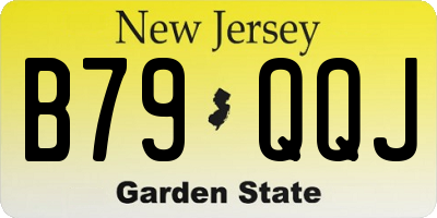NJ license plate B79QQJ