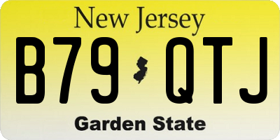 NJ license plate B79QTJ