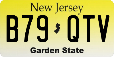 NJ license plate B79QTV