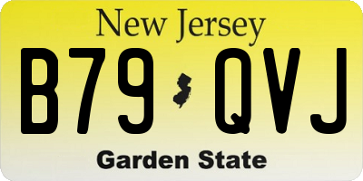 NJ license plate B79QVJ