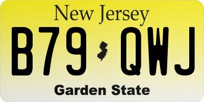 NJ license plate B79QWJ