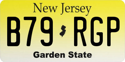 NJ license plate B79RGP