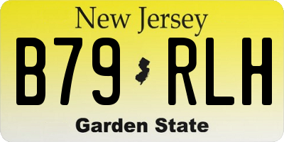 NJ license plate B79RLH