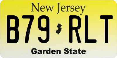 NJ license plate B79RLT