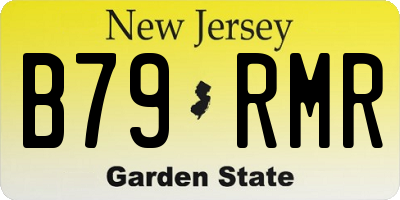 NJ license plate B79RMR