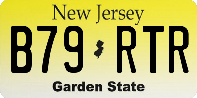 NJ license plate B79RTR
