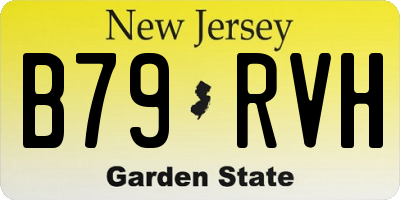 NJ license plate B79RVH