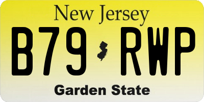 NJ license plate B79RWP