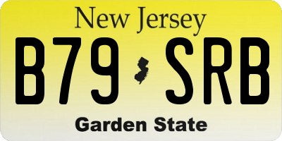 NJ license plate B79SRB