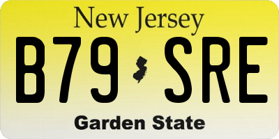NJ license plate B79SRE
