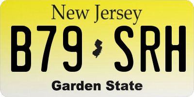 NJ license plate B79SRH