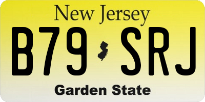NJ license plate B79SRJ