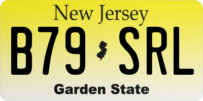 NJ license plate B79SRL