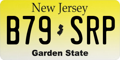 NJ license plate B79SRP