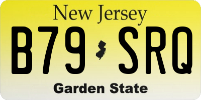 NJ license plate B79SRQ