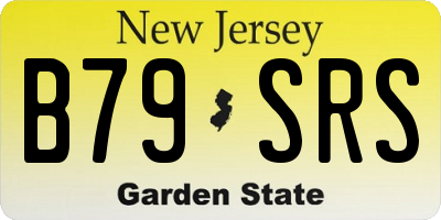 NJ license plate B79SRS