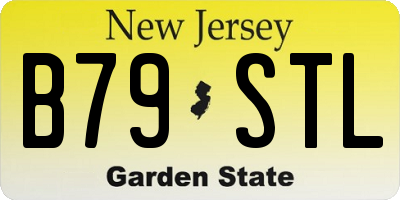 NJ license plate B79STL