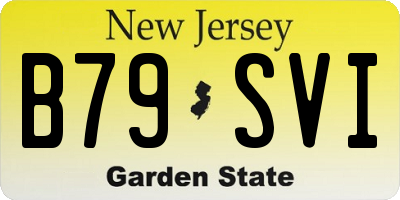 NJ license plate B79SVI