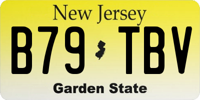 NJ license plate B79TBV