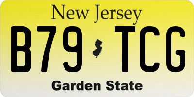 NJ license plate B79TCG