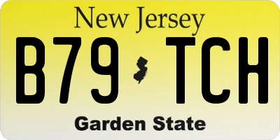 NJ license plate B79TCH