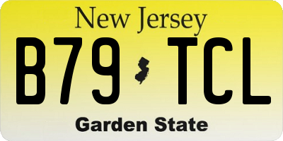 NJ license plate B79TCL