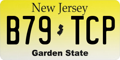 NJ license plate B79TCP