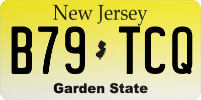 NJ license plate B79TCQ