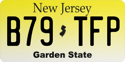 NJ license plate B79TFP