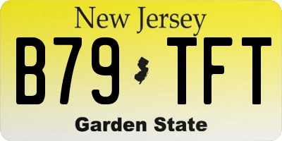 NJ license plate B79TFT