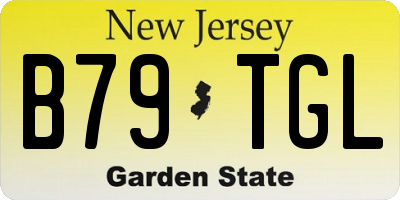 NJ license plate B79TGL