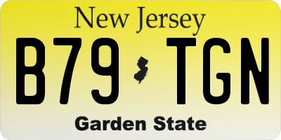 NJ license plate B79TGN