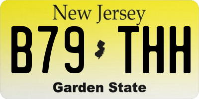 NJ license plate B79THH