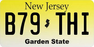 NJ license plate B79THI