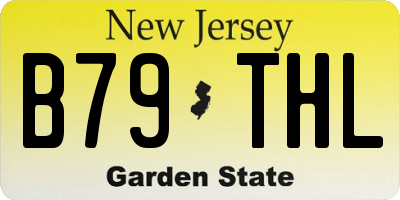 NJ license plate B79THL