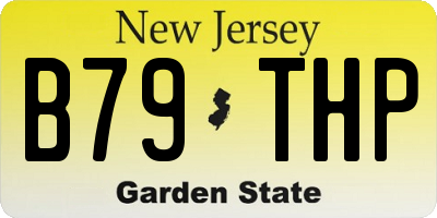 NJ license plate B79THP