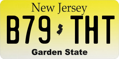 NJ license plate B79THT