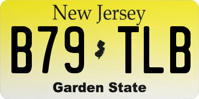 NJ license plate B79TLB