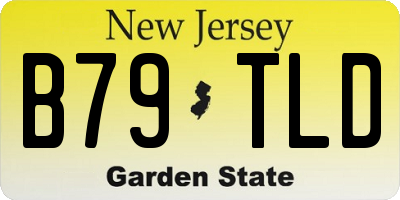 NJ license plate B79TLD