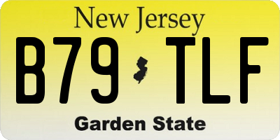 NJ license plate B79TLF