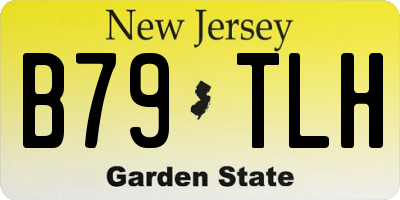NJ license plate B79TLH