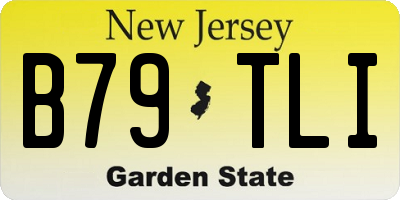 NJ license plate B79TLI