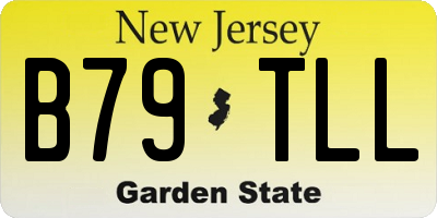NJ license plate B79TLL