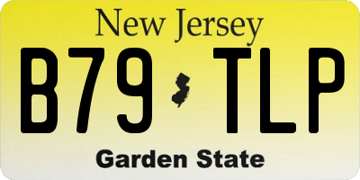 NJ license plate B79TLP