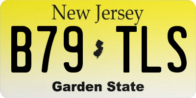 NJ license plate B79TLS