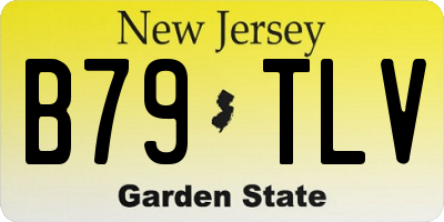 NJ license plate B79TLV