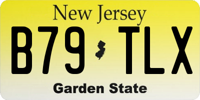 NJ license plate B79TLX