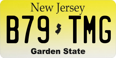 NJ license plate B79TMG