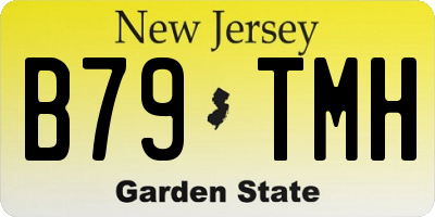 NJ license plate B79TMH